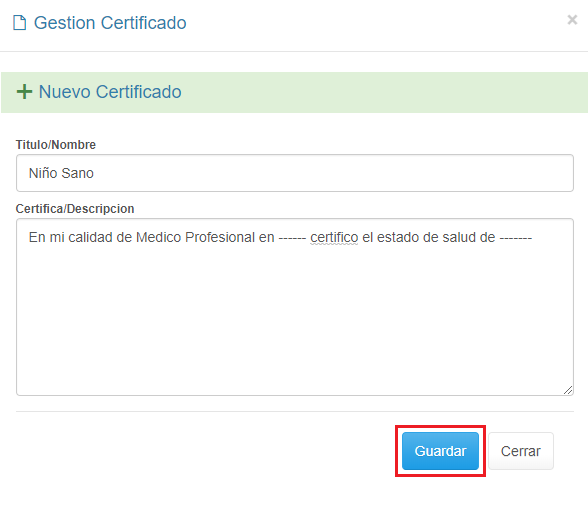como sacar un certificado médico por internet gratis