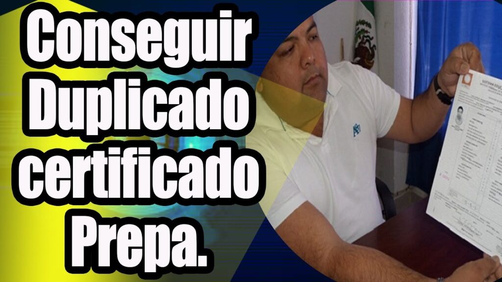 como recuperar mi certificado de preparatoria