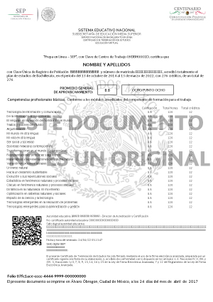 sacar certificado de preparatoria en línea