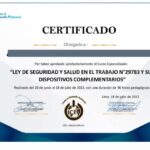 ¿Qué es el certificado de seguridad y salud en el trabajo?