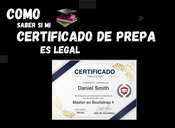 certificados de preparatoria legales