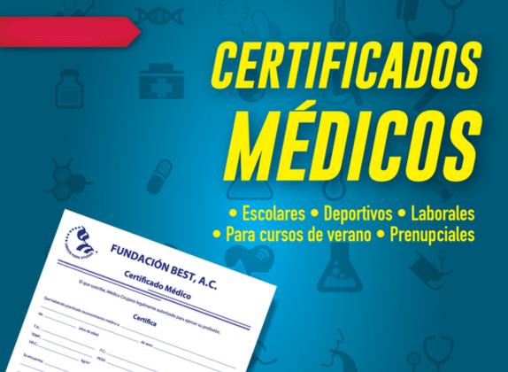 cuanto cuesta un certificado medico